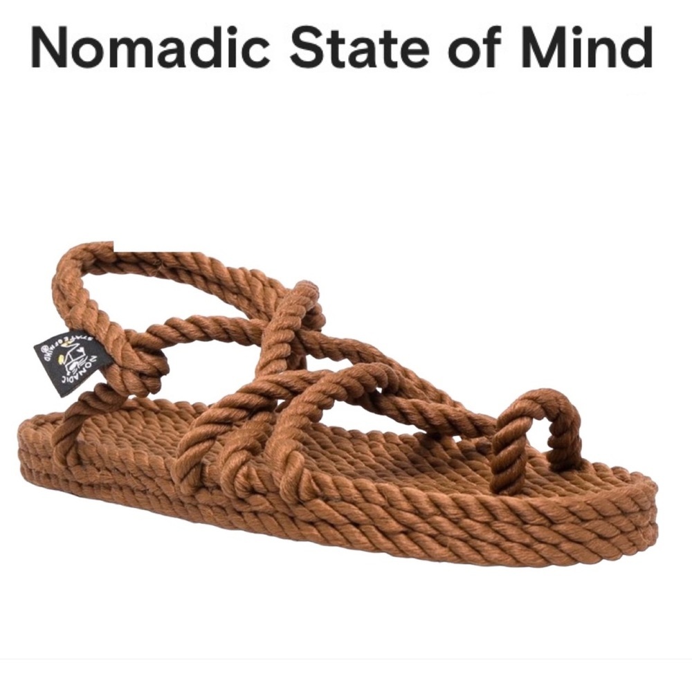 Nomadic State of Mind Toe Joe Rope Sandals in cafe 38